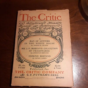 EPHEMERA..THE CRITIC MAGAZINE..1901 - Picture 1 of 11