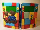 Hand Painted Wooden Bears Book Secret Compartment Hiding Jewelley Box |Stash Box