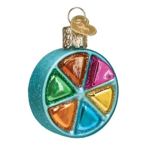 Old World Christmas HASBRO TRIVIAL PURSUIT (44175) Glass Ornament w/Box - Picture 1 of 3