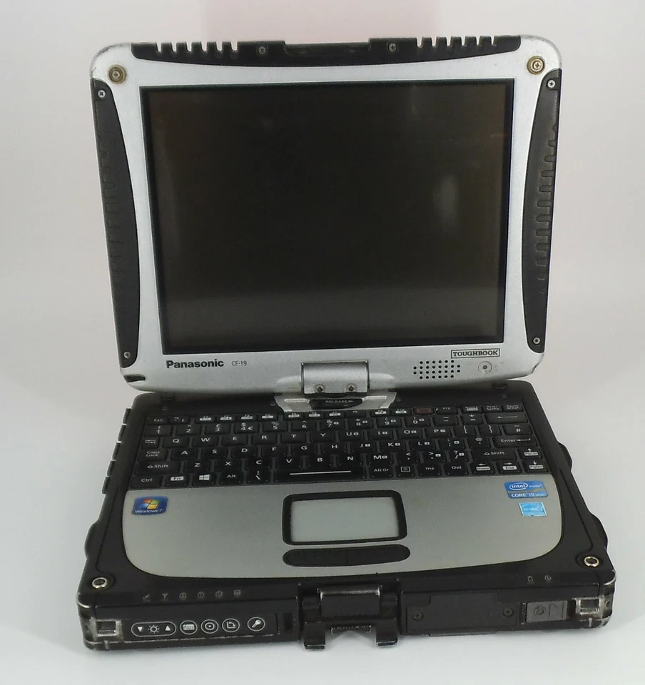 Panasonic ToughBook CF-19 MK6 Core i5 Rugged Tablet Laptop GPS Win7-10 Built own - Image 1 of 4
