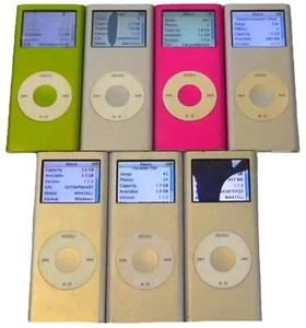 Lot of 7 Mix Apple iPod Nano 2nd Generation A1199 - Free Shipping - Picture 1 of 7