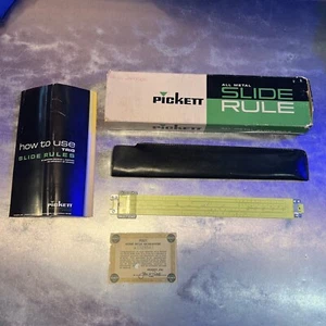 Rare Pickett Model N904-ES Decimal Keeper Speed Slide Rule, Mint Condition - Picture 1 of 14