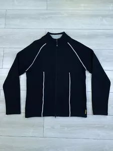Vintage Armani jeans wool zip sweater size xxl - Picture 1 of 11