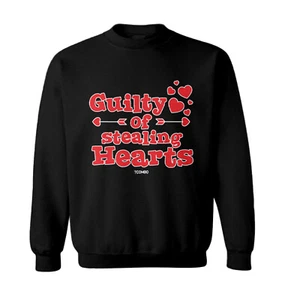 Guilty Of Stealing Hearts - Valentine's Day Love Toddler Crewneck Sweater - Picture 1 of 8