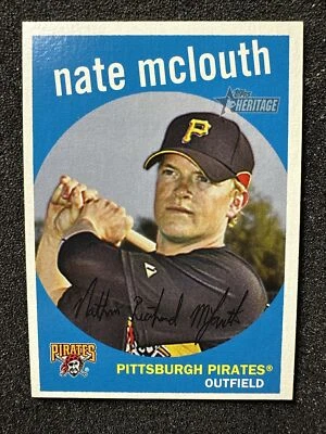 NATE MCLOUTH #290 2008 Topps Heritage QTY Pittsburgh Pirates   - Image 1 of 2
