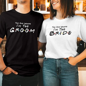 Camiseta The One Where I'm The Bride Groom Dama de honor Soltera Fiesta Regalo Top - Imagen 1 de 11