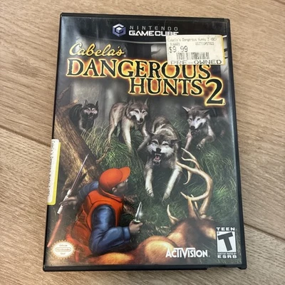 Cabela's Dangerous Hunts 2 (Nintendo GameCube, 2005) No Manual UNTESTED - Image 1 of 4