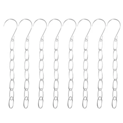  8 Pcs Aufhänger Für Kleidung Hanging Organizer Platzsparende Kleiderbügel - Bild 1 von 4