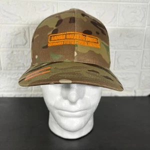 Gorra de béisbol Ground Breaking Works multicámara Flexfit S-M camuflada bandera de Estados Unidos Florida - Imagen 1 de 7