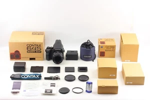 [Top MINT in Box ] CONTAX 645 Film Camera Planar 80mm f/2 Lens MFB-1A From JAPAN - Picture 1 of 24