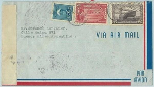 67353 - CANADÁ - Historia Postal - CUBIERTA CORREO AÉREO a ARGENTINA 1942 - Imagen 1 de 1