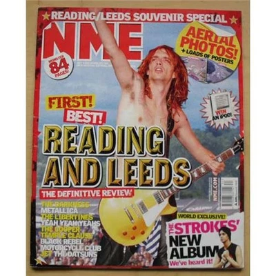 DARKNESS NME MAGAZINE AUG 30 2003 DARKNESS COVER WITH MORE INSIDE UK - Image 1 of 2