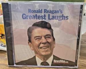Ronald Reagan's Greatest Laughs NEW CD President Jokes Republican CRACKED CASE ! - Imagen 1 de 11