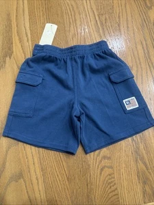 NWT Toddler Boy Ralph Lauren Polo Elastic Waist Cotton Blue Shorts Size 2T 2 New - Picture 1 of 8