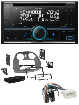 Kenwood CD 2DIN DAB USB MP3 Bluetooth Autoradio für Mitsubishi Eclipse 4G 05-12 - Bild 1 von 4