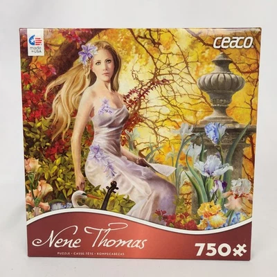 New Sealed Ceaco "Lost Melody" by Nene Thomas 750 pc Puzzle 18"x24" - Image 1 of 4