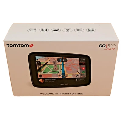 TomTom GO 520 World Navigationsgerät 5 Zoll WiFi Lifetime Maps Traffic Radar 5" - Bild 1 von 3