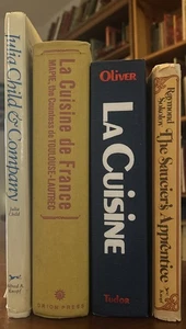 VTG 1st Ed French Cookbooks Lot Of 4 HCDJ 1st Ed Julia Child, MAPIE, Oliver - Imagen 1 de 22