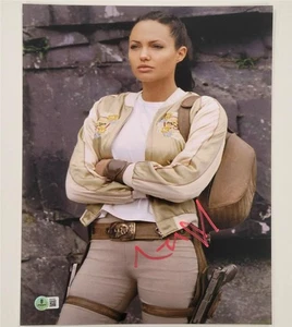Angelina Jolie signed 11x14 Foto Lara Croft Schauspielerin Autogramm ~ Beckett BAS - Bild 1 von 3