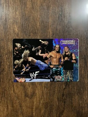 De colección 2000 WWF Edge y Christian Original Lucha Bio Calcomanía Calcomanía AEW Foto 1 de 3