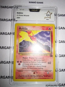 POKEMON (◕‿◕✿) MOLTRES PROMO BLACK STAR N°21 PCA 9,5 2000 ENGLISH NO PSA - Picture 1 of 3