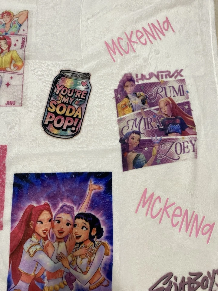 Manta PERSONALIZADA K POP tiro Foto 1 de 4