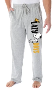 Peanuts Adult Snoopy and Woodstock Lazy Days Character Loungewear Sleep Pajama - Picture 1 of 4
