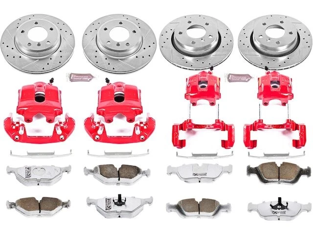 Kit de pastillas de freno y rotor delanteras y traseras para BMW 328Ci BZ819KF 2000 Foto 1 de 1