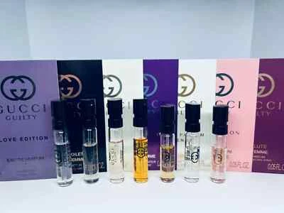 Gucci Guilty Perfume Collection For Women Sample Spray Vials 7pc Set - Image 1 of 4