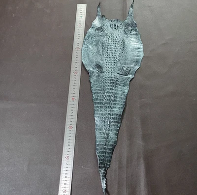 Piel de cocodrilo de cocodrilo real piel exótica piel suave hágalo usted mismo artesanía multicolor Foto 1 de 4