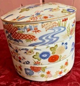 SATO GORDON SAMMLUNG JAPAN STAPELBAR 3 ETAGEN SCHMUCK SÜSSIGKEITEN SCHMUCK HALTER - Bild 1 von 4