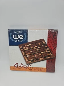 WE Games Wooden Sudoku Board with Storage Slots in Walnut Stain - 11.5 in. - Picture 1 of 6