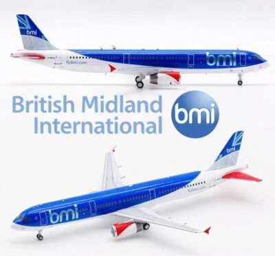 InFlight 1/200 IF321BM0123, Airbus A321-231 British Midland G-MEDM - Immagine 1 di 4