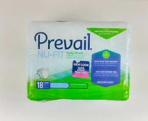 Prevail NU-FIT Daily Briefs Size Large 18 Count 013/1 - Picture 1 of 3