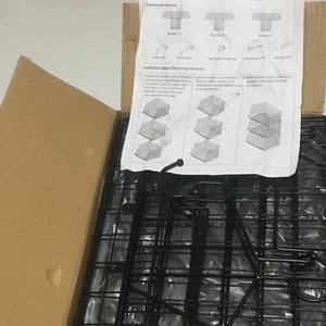 3 Tier Foldable/Stackable/Mountable/Hanging Storage/Organizing Shelves - Picture 1 of 8