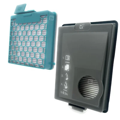 SQOON Filter Set mit Miele Boost CX1 Serie kompatibel Feinstaubfilter HEPA Filter