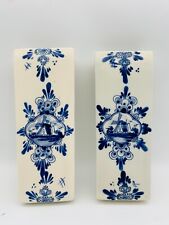 Wand Vase Blumen Muster Windmühle Holland Blau Kondenswasser Behälter Heizung