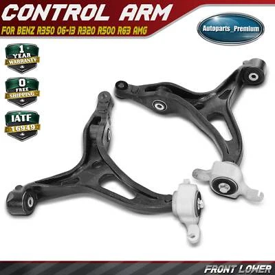 2Pcs Front Lower Control Arm for Mercedes-Benz W251 R350 06-13 R320 R500 R63 AMG - Image 1 of 4