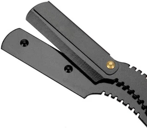 Vintage Barber Straight Razor with Easy Blade Replacement Professional Shaving - Picture 1 of 6