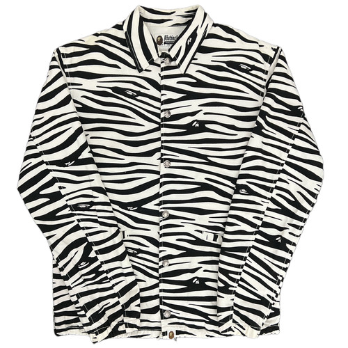 A BATHING APE (BAPE) Giacca da allenatore mimetica A Bathing Ape Bape Zebra 2014