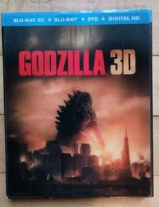 Godzilla (2014) 3D + 2D Blu Ray (Lenticular Cover) - Bild 1 von 3