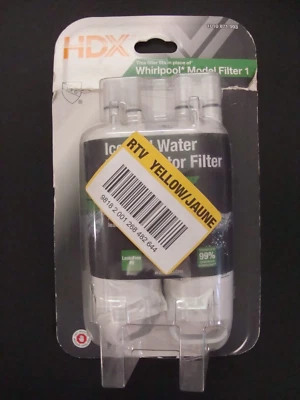 HDX EQW-1 Refrigerator Water Filter Replacement FOR Whirlpool Everydrop Model 1 - Image 1 of 3