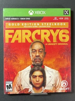 Far Cry 6 [ GOLD Edition STEELBOOK ] (XBOX ONE / SERIES X) NEW - Image 1 of 4