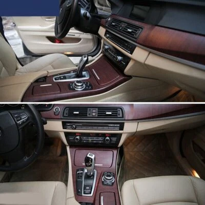 Automotive Interior DIY Vinyl Wood Textured Grain Wrap Sticker Decal 30cm×100cm Foto 1 de 4