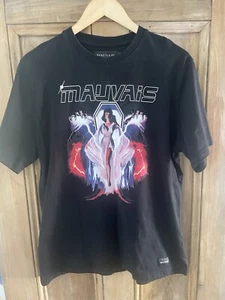 Mauvais Graphic Print Cities Tour Style T-Shirt Size Medium Good Condition - Picture 1 of 7