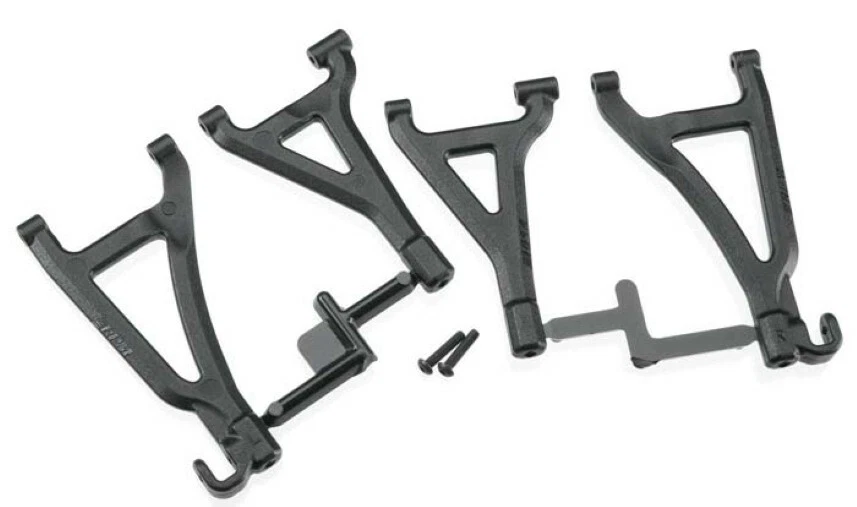 NEW RPM Front Upper & Lower A-Arms Black 1/16 E-Revo - Image 1 of 1