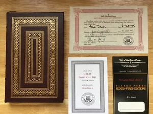(SSG) Senator BOB DOLE Signed 1st - Limited Edition Easton Press Leather Book - Imagen 1 de 11