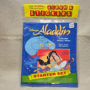 New 1993 Disney Aladdin Sticker Album w/4 Packs 230878G - Picture 1 of 9