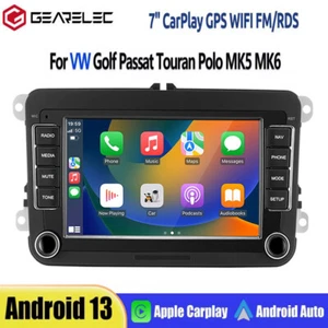 Für VW GOLF MK5 POLO TOURAN CADDY TIGUAN 7" Android Apple CarPlay GPS Autoradio - Bild 1 von 16