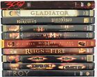 10 films d'action sur DVD - Mummy/Scorpion King/Reign of Fire/Gladiator/300/Troy +